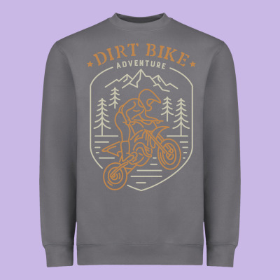 Dirt Bike 1a Heavyweight Sweatshirt Designed By Artisfamous