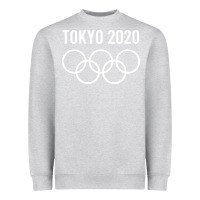 Heather Grey OLYMPIC TOKYO 2020 Heavyweight Sweatshirt - artisFamous