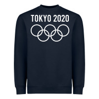 Navy OLYMPIC TOKYO 2020 Heavyweight Sweatshirt - artisFamous