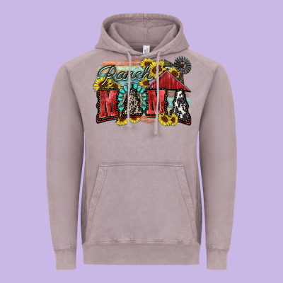 Ranch Mama Motthaer's Day Vintage Hoodie Designed By Fadigitalartstudio