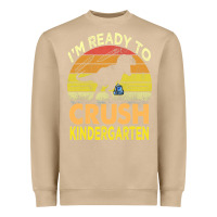 Mushroom i'm ready to crush kindergarten dinosaur back to school kids t shirt Heavyweight Sweatshirt - artisFamous