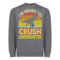 Storm i'm ready to crush kindergarten dinosaur back to school kids t shirt Heavyweight Sweatshirt - artisFamous