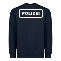 Navy polizei Heavyweight Sweatshirt - artisFamous
