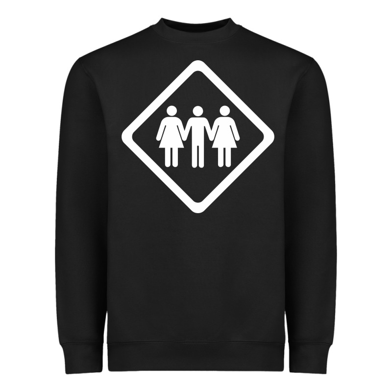 Threesome Heavyweight Sweatshirt by artisFamous | Teevron