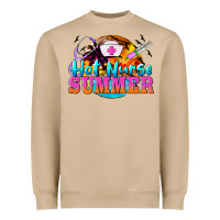 Mushroom hot nurse summer Heavyweight Sweatshirt - BarkalooDesign