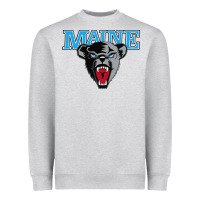 Heather Grey maine black bears premier Heavyweight Sweatshirt - artisFamous