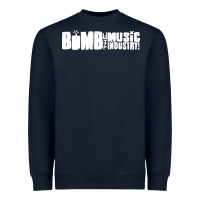 Navy bomb the music industry Heavyweight Sweatshirt - artisFamous