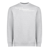 Heather Grey proudly unpoisoned Heavyweight Sweatshirt - artisFamous