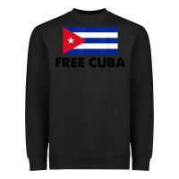 Black free cuba  sos cuba cuba pride nuestra cuba Heavyweight Sweatshirt - artisFamous