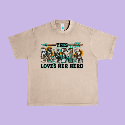 This Mama Loves Her Herd Goats Urban Heavy Tee Designed By Jasminsmagicworld