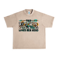 French Oak this mama loves her herd goats Urban Heavy Tee - Jasminsmagicworld