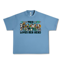 Pebble Blue this mama loves her herd goats Urban Heavy Tee - Jasminsmagicworld