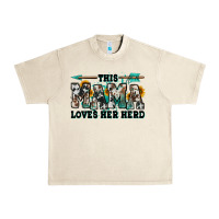 Sandshell this mama loves her herd goats Urban Heavy Tee - Jasminsmagicworld