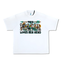 White this mama loves her herd goats Urban Heavy Tee - Jasminsmagicworld