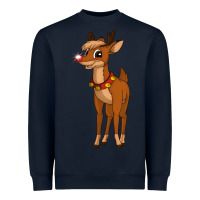 Navy rudolph the red nosed reindeer movie Heavyweight Sweatshirt - artisFamous