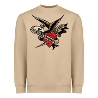 Mushroom sailor jerry tattoo art military mermaid Heavyweight Sweatshirt - artisFamous