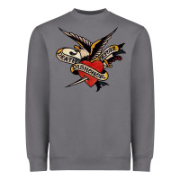 Storm sailor jerry tattoo art military mermaid Heavyweight Sweatshirt - artisFamous
