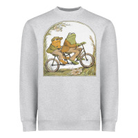 Heather Grey frog and toad Heavyweight Sweatshirt - artisFamous