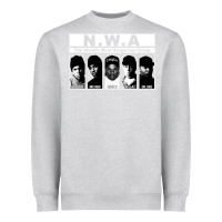 Heather Grey n w a Heavyweight Sweatshirt - artisFamous