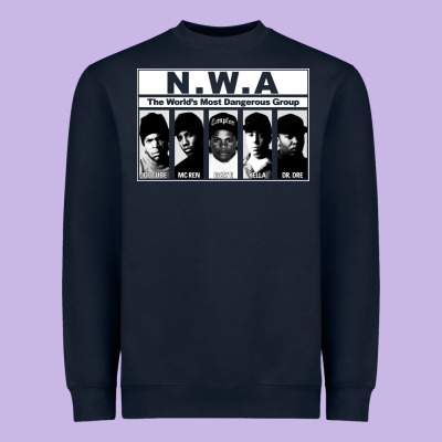 N W A Heavyweight Sweatshirt Designed By Artisfamous