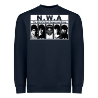 Navy n w a Heavyweight Sweatshirt - artisFamous