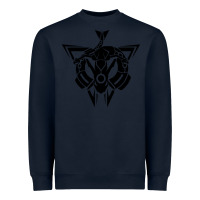 Navy rayquaza Heavyweight Sweatshirt - artisFamous