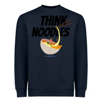 Navy think noodles Heavyweight Sweatshirt - artisFamous