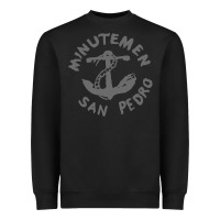 Black Minutemen San Pedro Heavyweight Sweatshirt - artisFamous