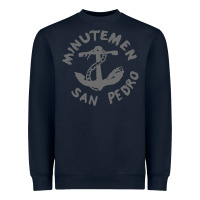 Navy Minutemen San Pedro Heavyweight Sweatshirt - artisFamous
