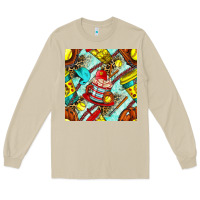 Mushroom softball coffee cup and bat with leopard seamless pattern bbs Long Sleeve Tee - BundleAndBundleShop