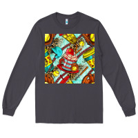 Smoke softball coffee cup and bat with leopard seamless pattern bbs Long Sleeve Tee - BundleAndBundleShop