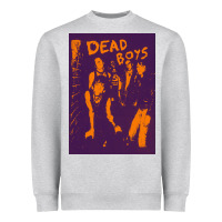 Heather Grey Dead Boys Punk Heavyweight Sweatshirt - artisFamous