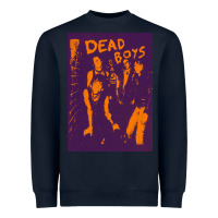 Navy Dead Boys Punk Heavyweight Sweatshirt - artisFamous