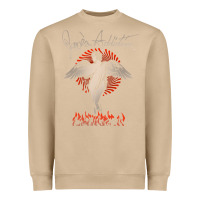 Mushroom louder than life teather american Heavyweight Sweatshirt - artisFamous
