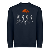 Navy solar system galaxy, astronomy lover Heavyweight Sweatshirt - artisFamous