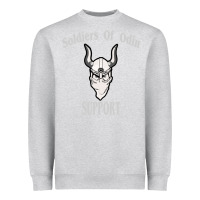 Heather Grey soldiers of odin worldwide support Heavyweight Sweatshirt - artisFamous