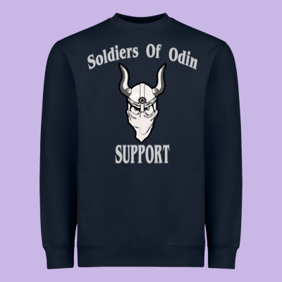 Soldiers Of Odin Worldwide Support Heavyweight Sweatshirt Designed By Artisfamous
