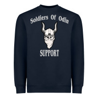 Navy soldiers of odin worldwide support Heavyweight Sweatshirt - artisFamous