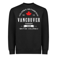Black vancouver canada Heavyweight Sweatshirt - artisFamous