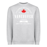 Heather Grey vancouver canada Heavyweight Sweatshirt - artisFamous