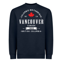 Navy vancouver canada Heavyweight Sweatshirt - artisFamous