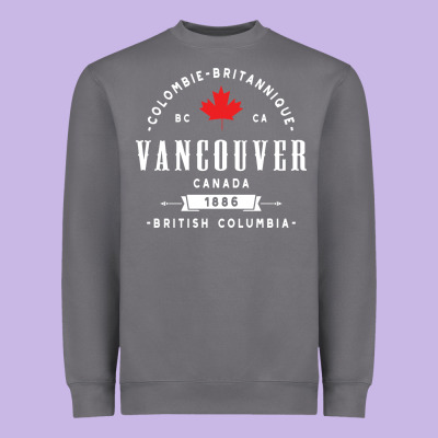 Vancouver Canada Heavyweight Sweatshirt Designed By Artisfamous