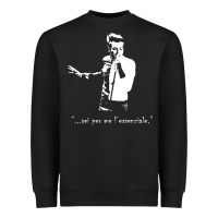 Black marco mengoni l essenziale Heavyweight Sweatshirt - artisFamous