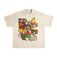 Sandshell louisiana map love Urban Heavy Tee - OliviaCreatesArt