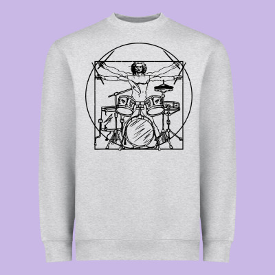 Drums Gift Heavyweight Sweatshirt Designed By Artisfamous