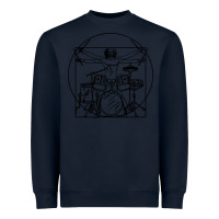 Navy drums gift Heavyweight Sweatshirt - artisFamous