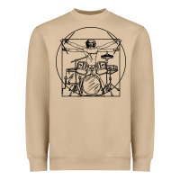 Mushroom drums gift Heavyweight Sweatshirt - artisFamous