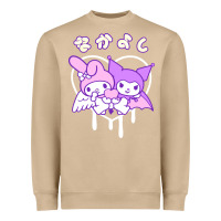 Mushroom melody and kuromi heart Heavyweight Sweatshirt - artisFamous