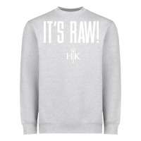 Heather Grey official hell's kitchen it's raw Heavyweight Sweatshirt - artisFamous