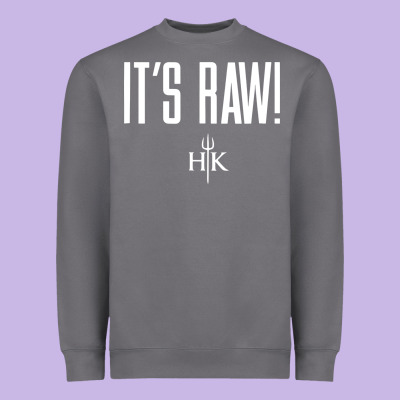 Official Hell's Kitchen It's Raw Heavyweight Sweatshirt Designed By Artisfamous